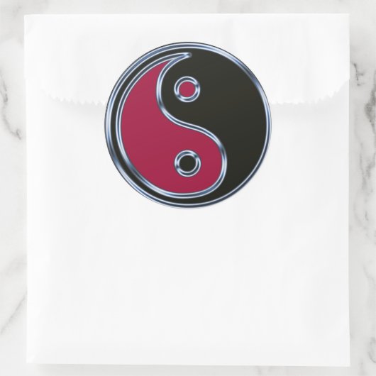 Yin en Yang 1 Sticker (Tas)