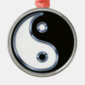 Yin en Yang 2 Metalen Ornament (Voorkant)