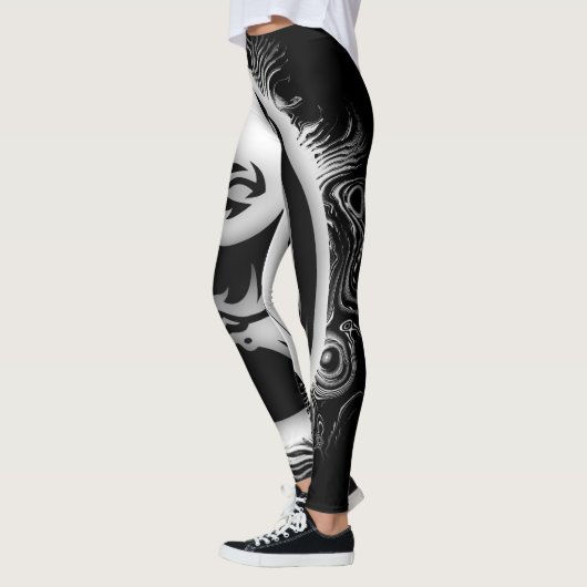 Yin en Yang Asian Dragons Leggings (Links)