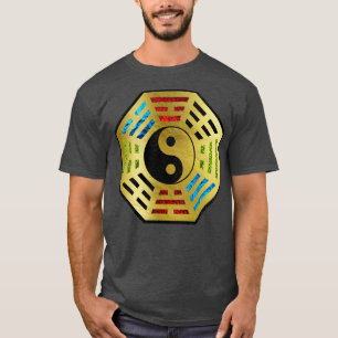 Yin en Yang Bagua Feng shui hieroglyphs T-shirt