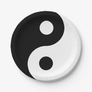 Yin en Yang Balance Papieren Bordje