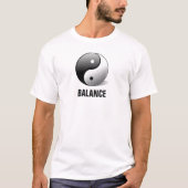 Yin en Yang Basketball Jersey T-shirt (Voorkant)