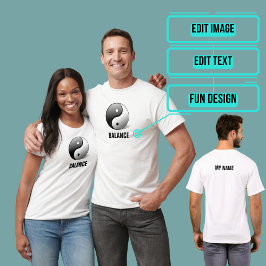 Yin en Yang Basketball Jersey T-shirt