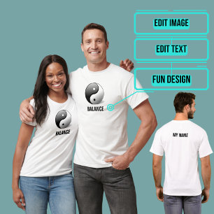 Yin en Yang Basketball Jersey T-shirt