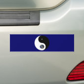 Yin en Yang Bumpersticker (Op auto)