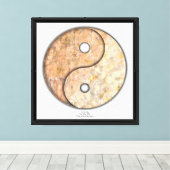 Yin en Yang Canvas Afdruk (Insitu (Houten vloer))