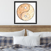 Yin en Yang Canvas Afdruk (Insitu (Slaapkamer))