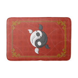 Yin en Yang de Koi Badmat