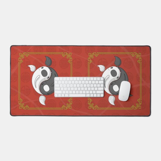 Yin en Yang de Koi Bureaumat (Keyboard & Muis)