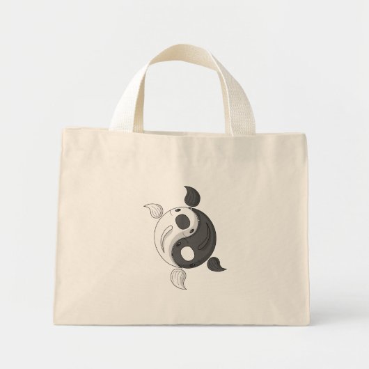 Yin en Yang de Koi-Canvas tas (Voorkant)