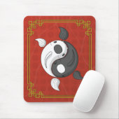 Yin en Yang de Koi Mousepad Muismat (Met muis)
