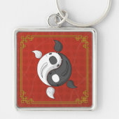 Yin en Yang de Koi Sleutelhanger (Voorkant)