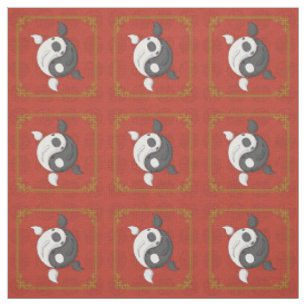 Yin en Yang de Koi Stof