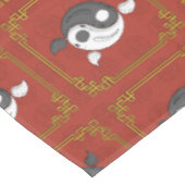 Yin en Yang de Koi Tablecloth Tafelkleed (Gekanteld)