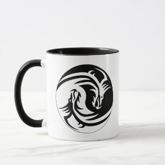 Yin en Yang Dragon Head Mok