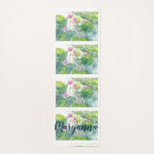 Yin en Yang Dragons op Red Yogamat (Achterkant)