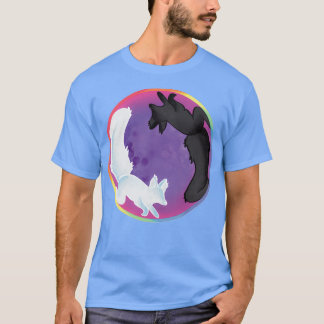 Yin en Yang Foxes T-shirt