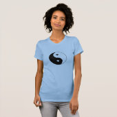 Yin en Yang Heart T-shirt (Voorkant volledig)