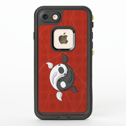 Yin en Yang het Koi Lifeproof Hoesje (Achterkant)