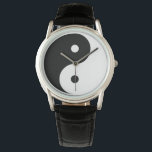 Yin en Yang Horloge<br><div class="desc">Dit verbazingwekkende ontwerp is een eerbetoon aan de oude Chinese filosofie van de Yin en de Yang. Volledige tegenstanders,  maar samen in perfecte harmonie. Ze bieden het perfecte evenwicht. Geniet!</div>