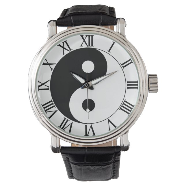 YIN EN YANG HORLOGE (Voorkant)