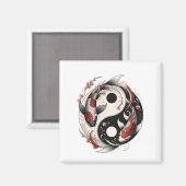 Yin en Yang Japanse Koi Vis Magneet (Voorkant / Achterkant)