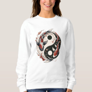 Yin en Yang Japanse Koi Vis Trui
