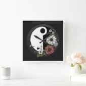 Yin en Yang-klok Vierkante Klok (Huis)