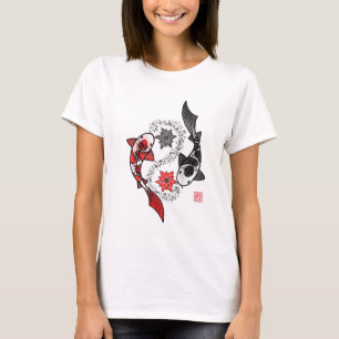 Yin en Yang Koi Fish T-shirt