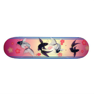 Yin en Yang Koi Persoonlijk Skateboard