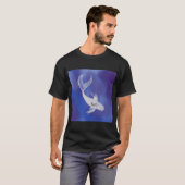 Yin en Yang Koi Vis Ontwerp T-shirt (Voorkant volledig)