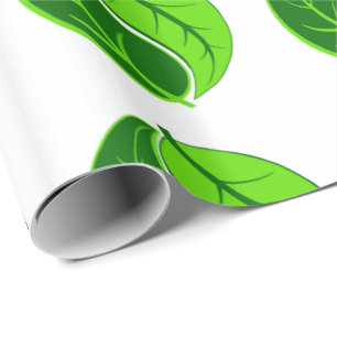 Yin en Yang Leaves Cadeaupapier