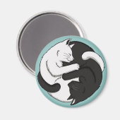 Yin en Yang Magneet (Voorkant / Achterkant)