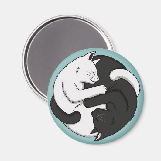 Yin en Yang Magneet (Voorkant / Achterkant)