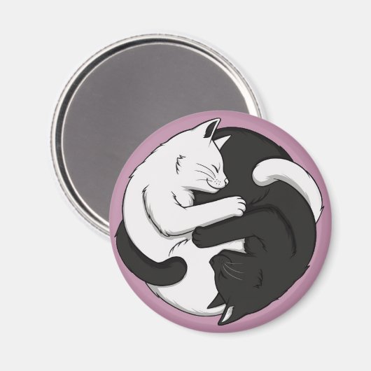 Yin en Yang Magneet (Voorkant / Achterkant)