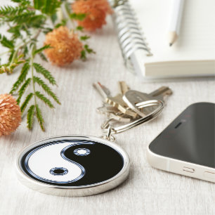 Yin en Yang Medallion Sleutelhanger