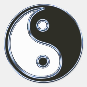 Yin en Yang Medallion Sticker