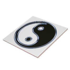Yin en Yang Medallion Tegeltje