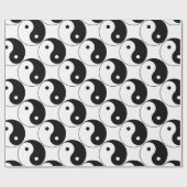 Yin en Yang Motivatie filosofisch symbool Cadeaupapier (Vlak)
