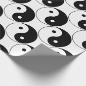 Yin en Yang Motivatie filosofisch symbool Cadeaupapier (Hoek)