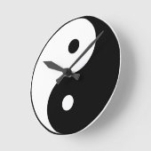 Yin en Yang Motivatie filosofisch symbool Ronde Klok (Hoek)