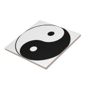Yin en Yang Motivatie filosofisch symbool Tegeltje (Zijkant)