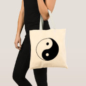 Yin en Yang Motivatie filosofisch symbool Tote Bag (Voorkant (product))