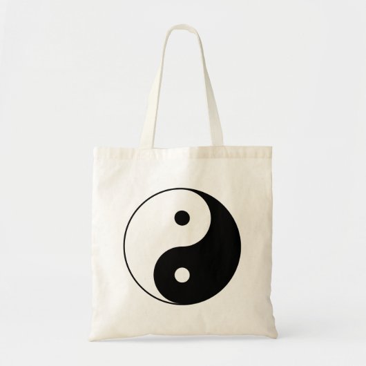 Yin en Yang Motivatie filosofisch symbool Tote Bag (Voorkant)