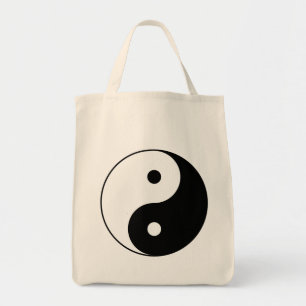 Yin en Yang Motivatie filosofisch symbool Tote Bag