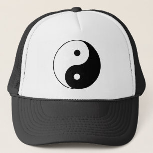 Yin en Yang Motivatie filosofisch symbool Trucker Pet