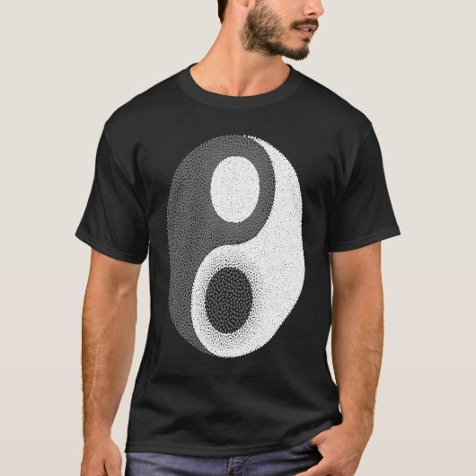Yin en Yang New age en Spirituele Yoga Meditation T-shirt (Voorkant)