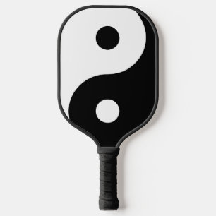 Yin en Yang op een Pickleball Paddle