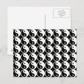 Yin en Yang Pattern Briefkaart (Voorkant / Achterkant)