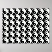 Yin en Yang Pattern Poster (Voorkant)